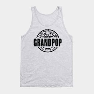 Proud Member of the Very Best Grandpop Club Tank Top